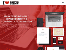 Tablet Screenshot of ilovecoffeedesign.com